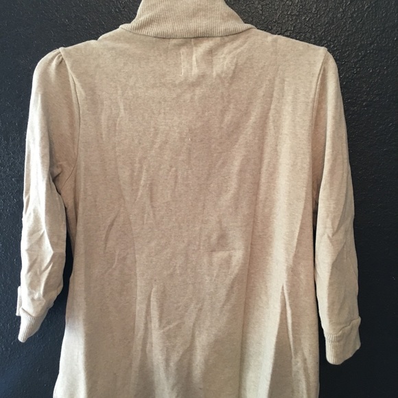 Banana Republic zip, cotton sweater - Picture 3 of 3